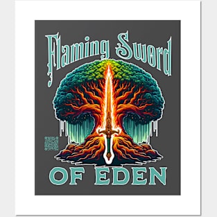 Flaming Sword Of Eden Posters and Art